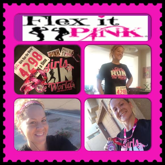 Fitness For The Rest of Us Flex it Pink Virtual 5K Support Great