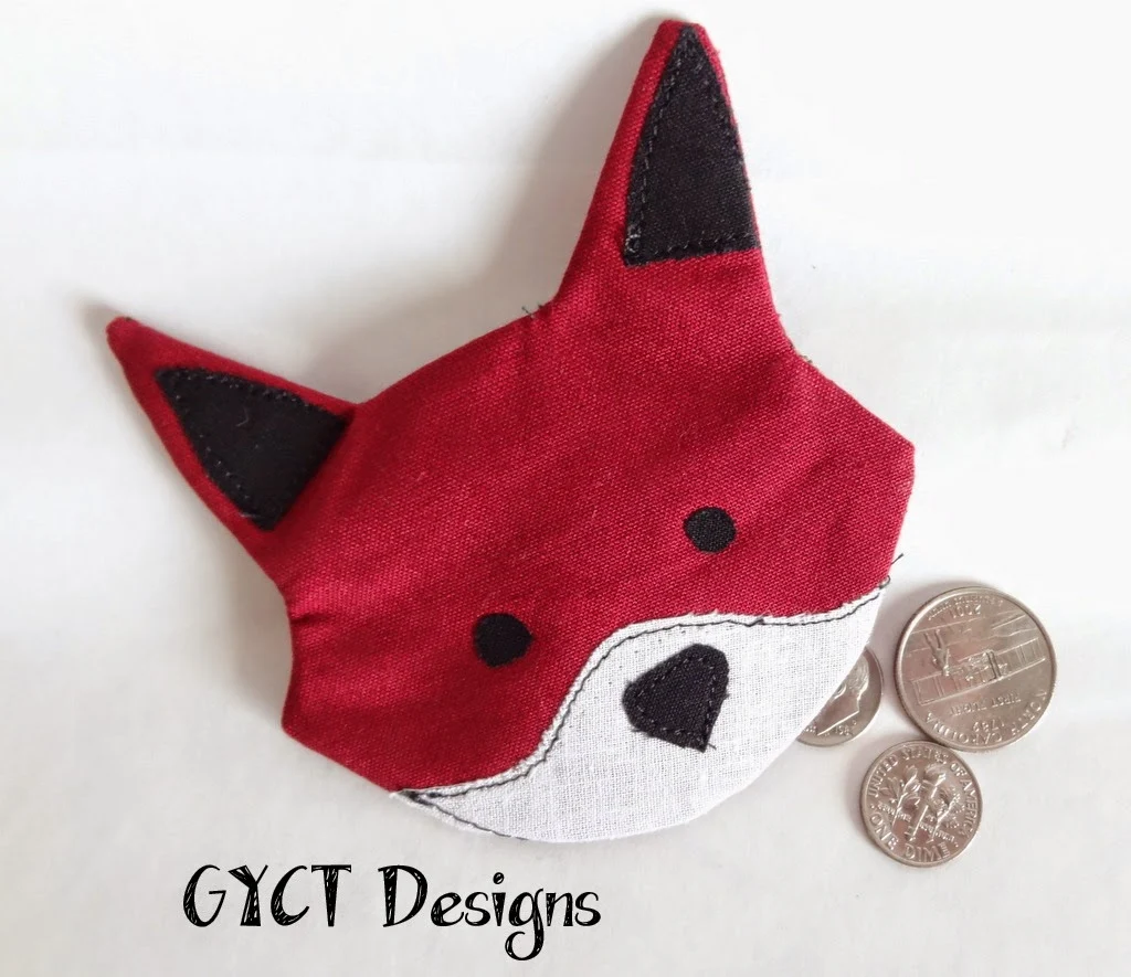 Free Fox Coin Pouch Pattern by GYCT
