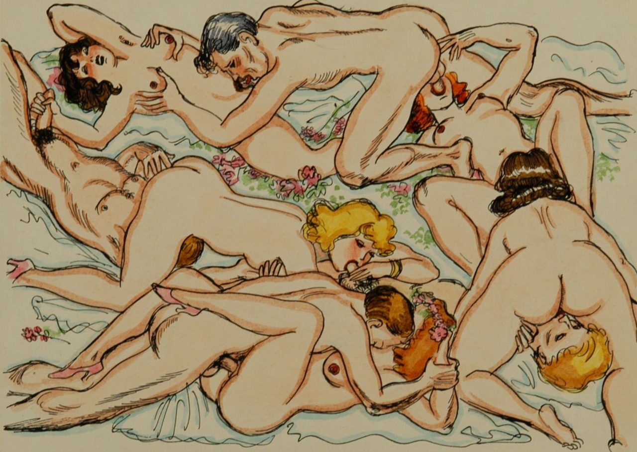 Free vintage erotic art sex