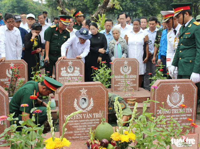 Anh Nguyễn Văn Trỗi đã an nghỉ tại nghĩa trang liệt sĩ TP. Hồ Chí Minh