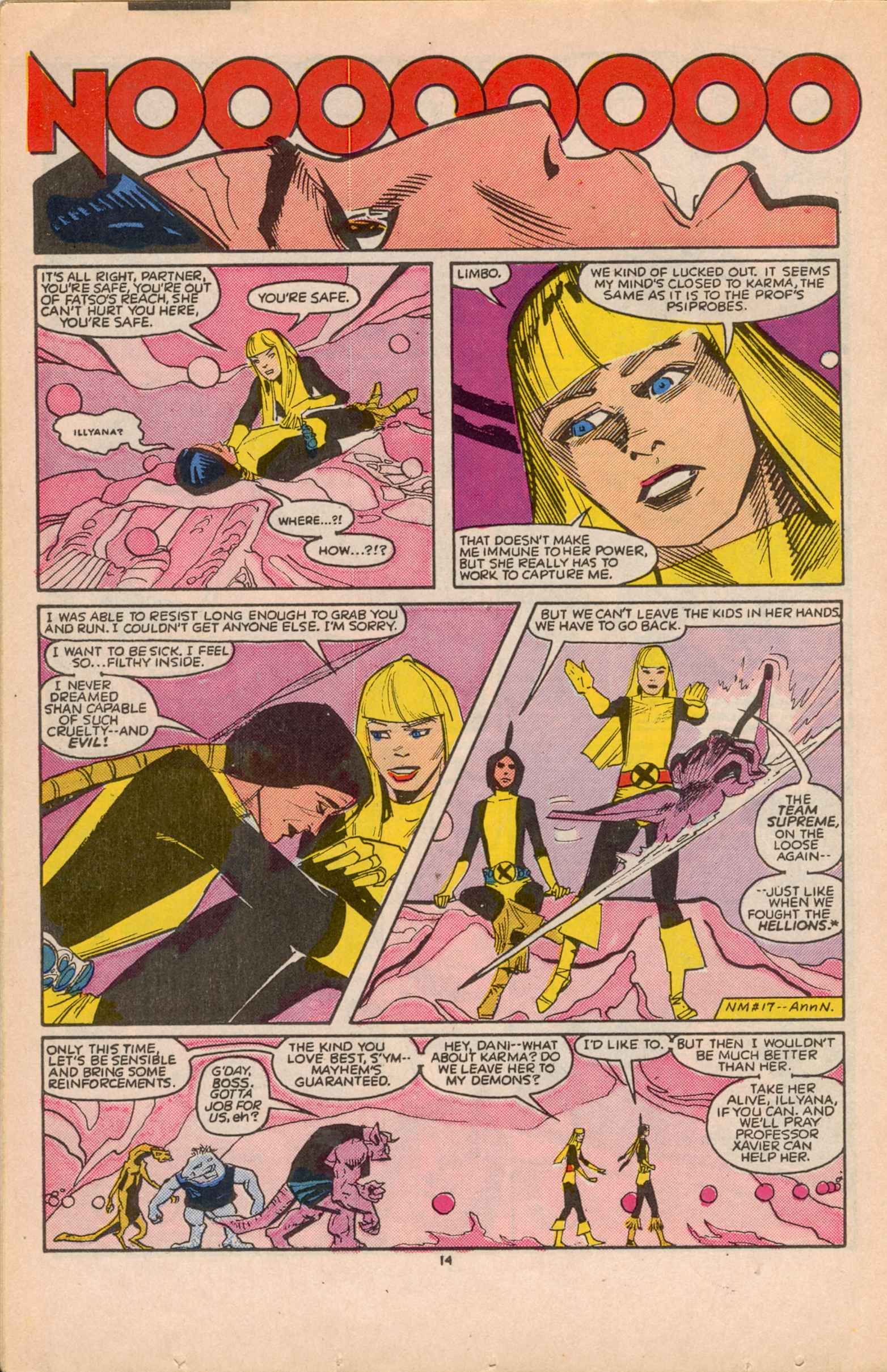 Read online The New Mutants comic -  Issue #32 - 15