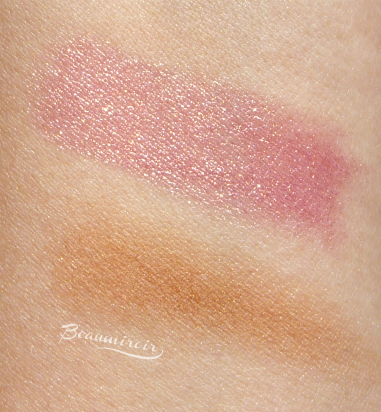 Swatches of Lancome gift with purchase