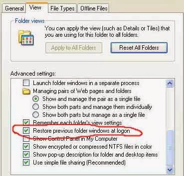 How to Restore previously open folders after Shutdown |Tricks Josh