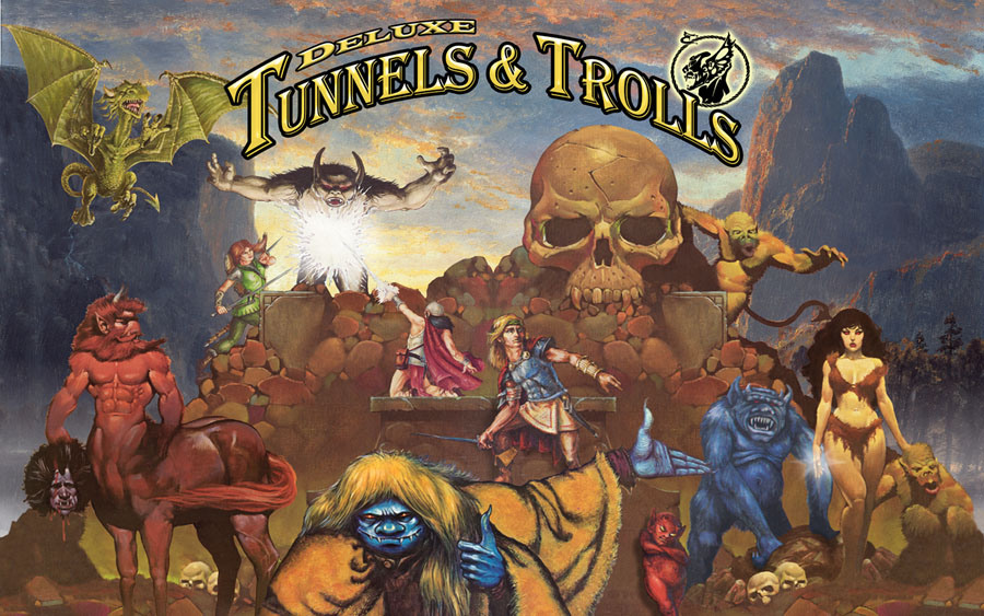 The Lone Delver Deluxe Tunnels & Trolls GM Screen Preview