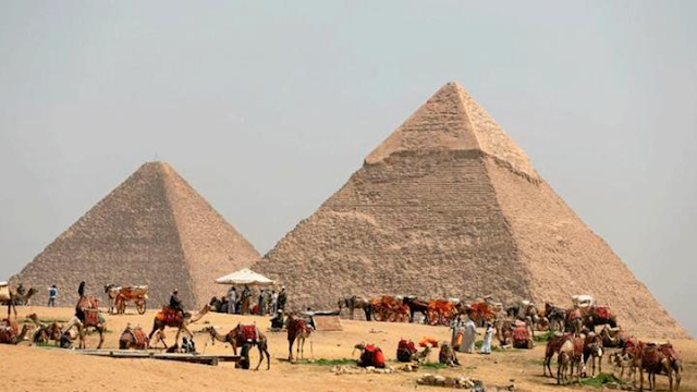 Twitter: Fotografiaron las pirámides de Egipto desde el espacio y este fue el resultado