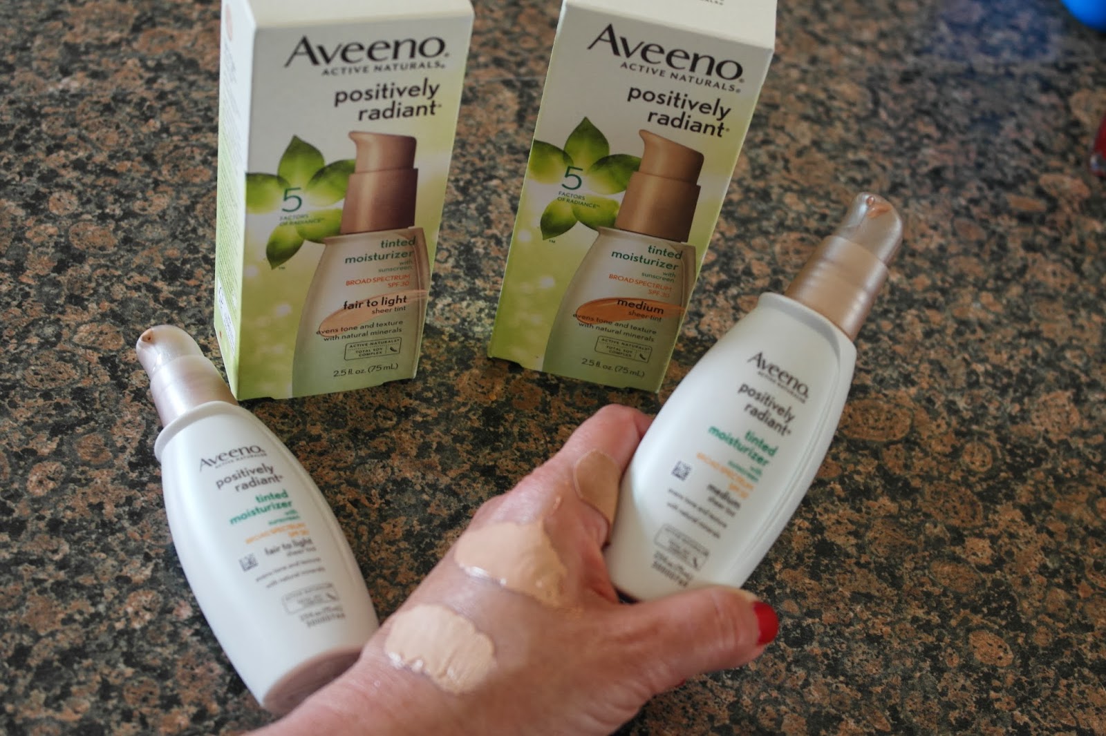 Makeup University Inc TGIF! Aveeno positively radiant tinted