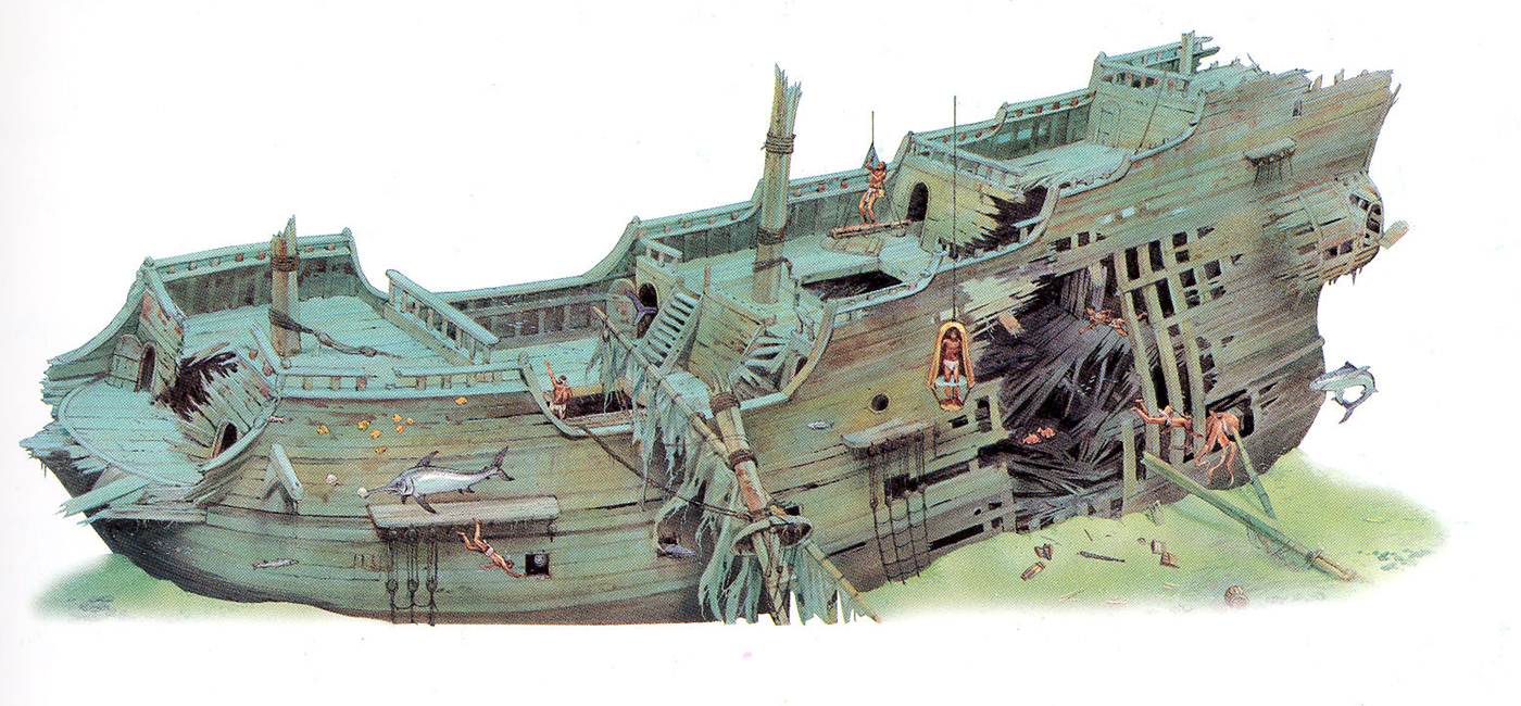 Europet Wreck galleon - Olibetta Online Shop
