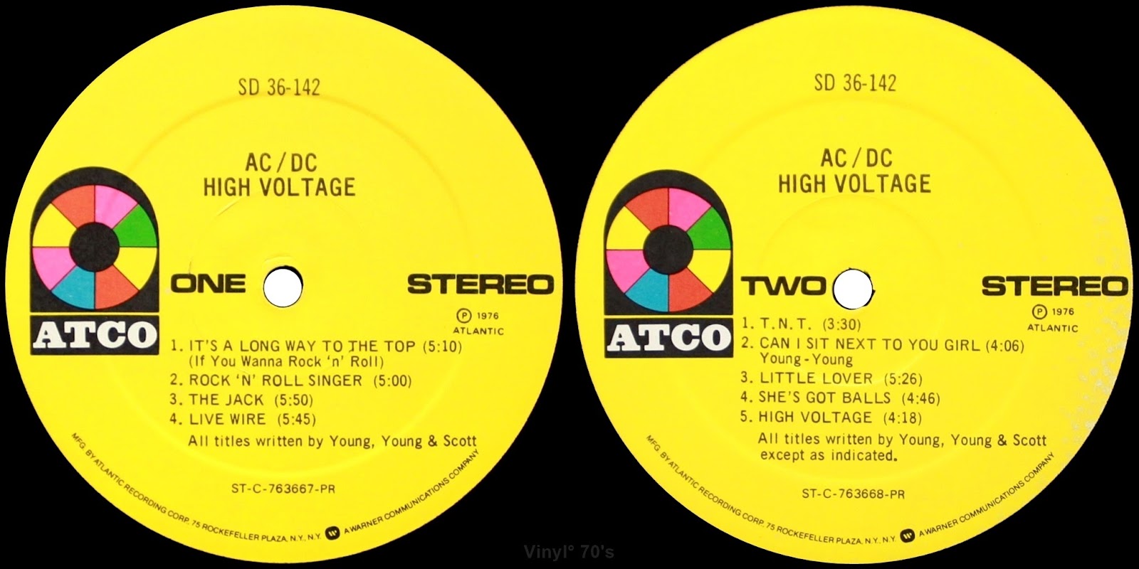 1976 High Voltage - AC/DC - Rockronología