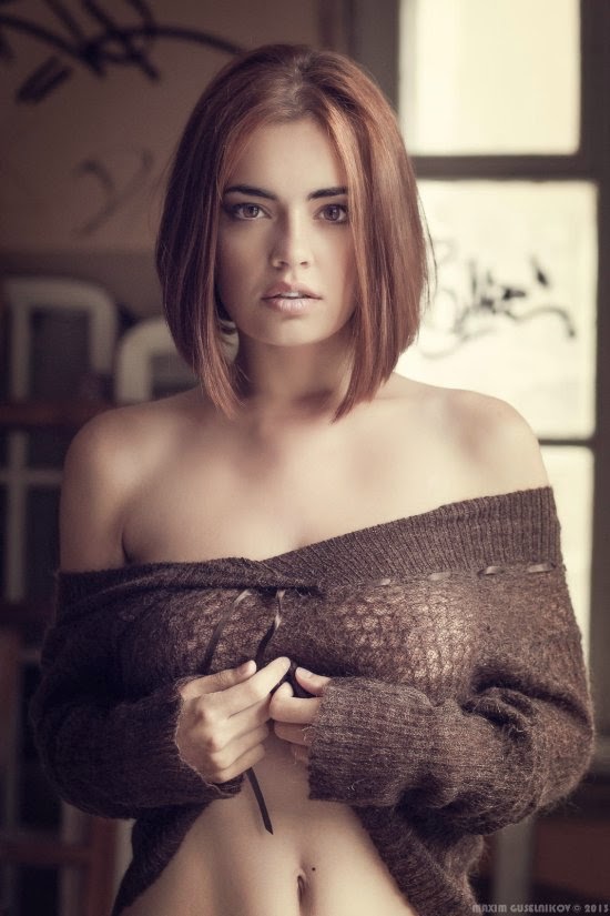 Maxim Guselnikov fotografia mulheres sensuais modelo russa Lydia Sergeeva