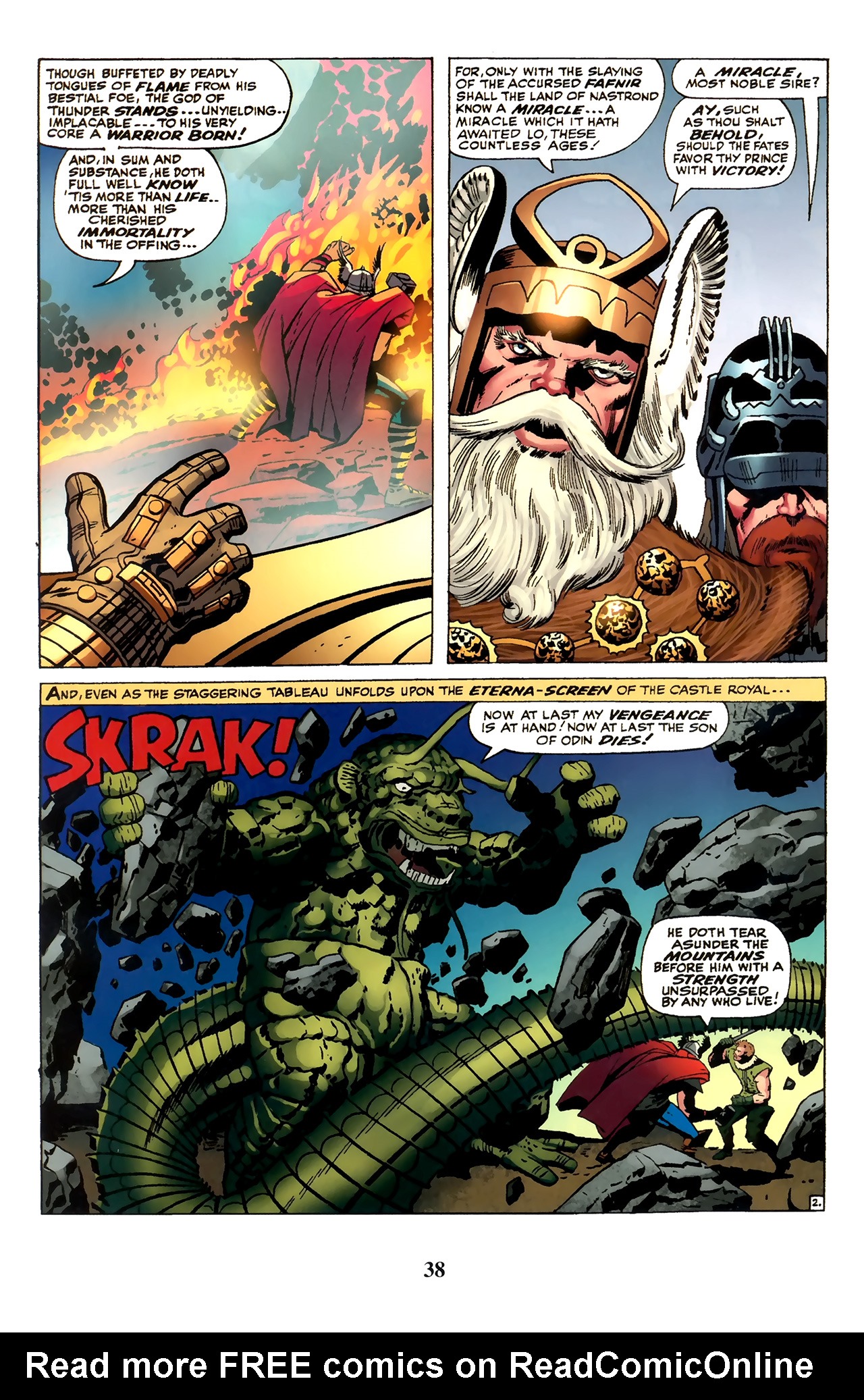 Read online Thor: Tales of Asgard by Stan Lee & Jack Kirby comic -  Issue #5 - 40