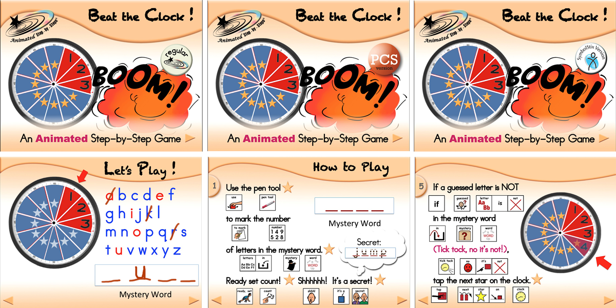 Animated StepbySteps® Beat the Clock!
