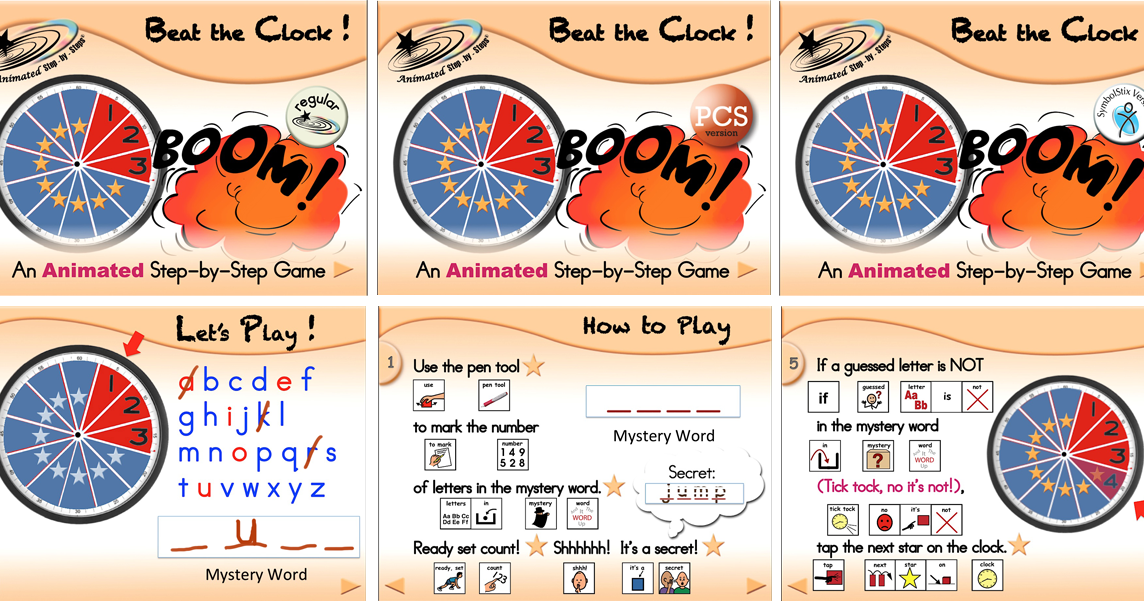 Animated StepbySteps® Beat the Clock!