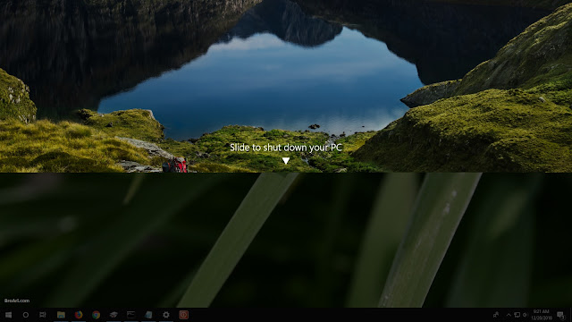 Menambahkan Slide to Shutdown pada Windows 10 Menambahkan Slide to Shutdown pada Windows 10