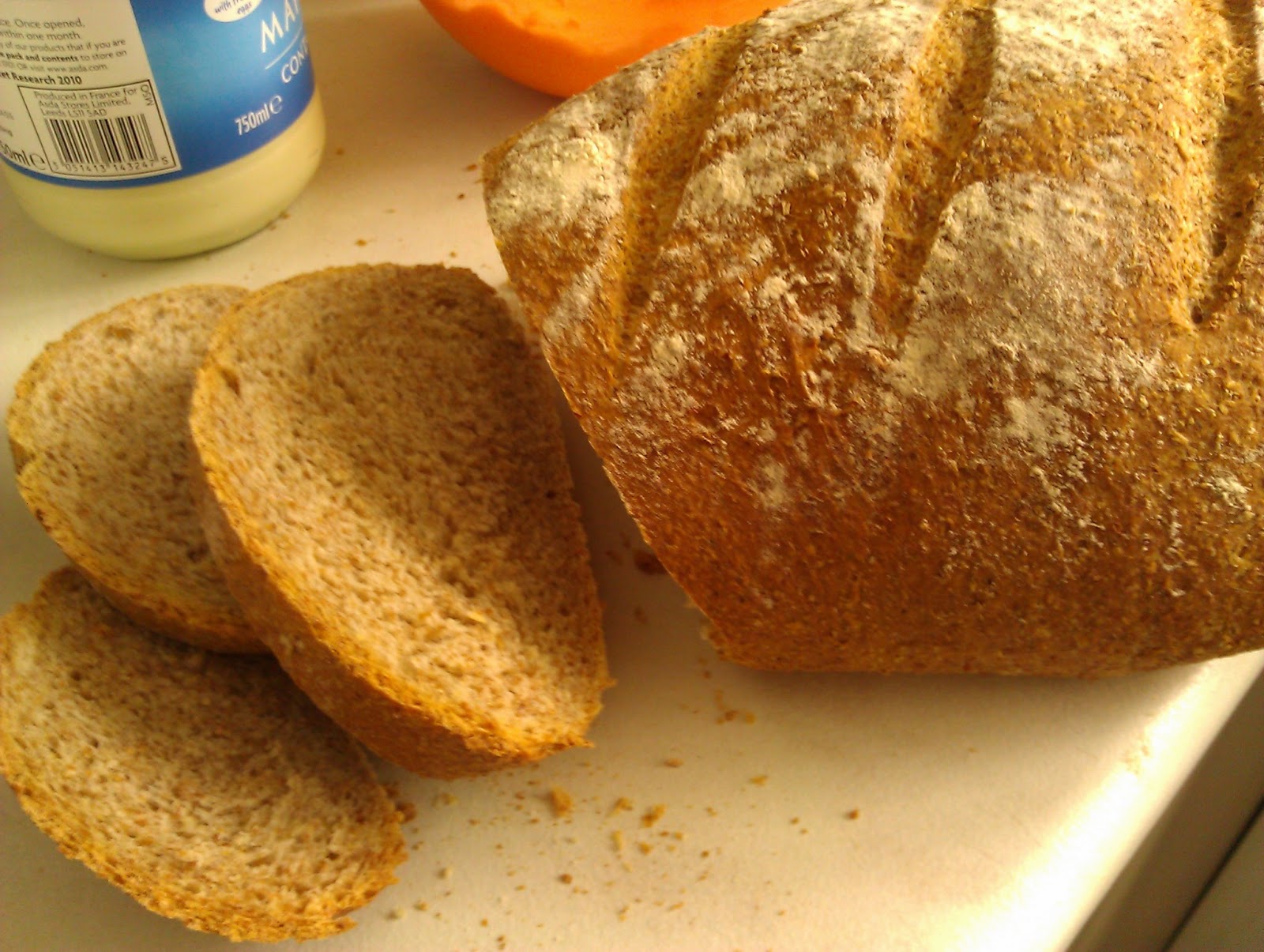 The Five Fs blog Wholemeal bloomer healthy homemade bread