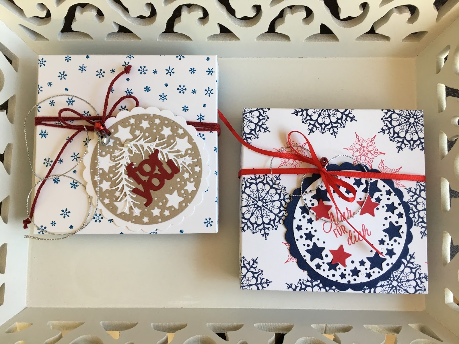 Stempel Und Deine Ideen Werden Wahr Geschenkbox Mit Anhangern Mit Anleitung