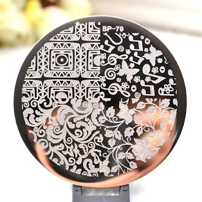 The Clockwise Nail Polish: Born Pretty Store 76-80 Stamping Plate Set Review