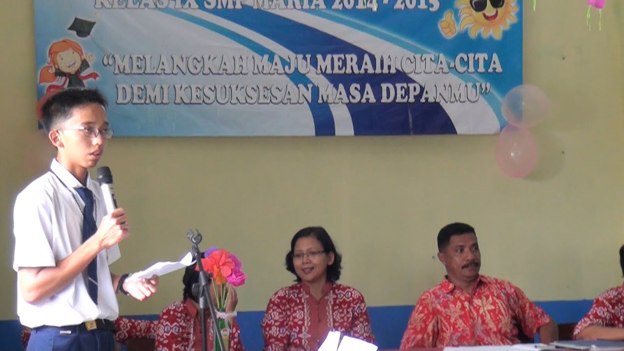 KATA SAMBUTAN KETUA PANITIA ACARA PERPISAHAN SEKOLAH - Kata sambutan
