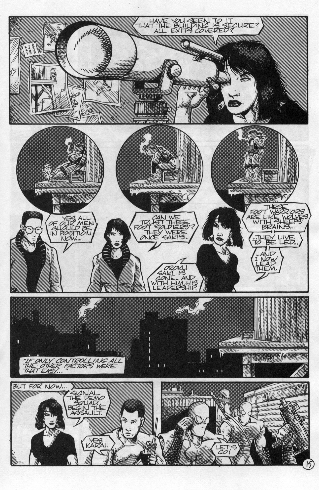 Read online Teenage Mutant Ninja Turtles (1984) comic -  Issue #56 - 17