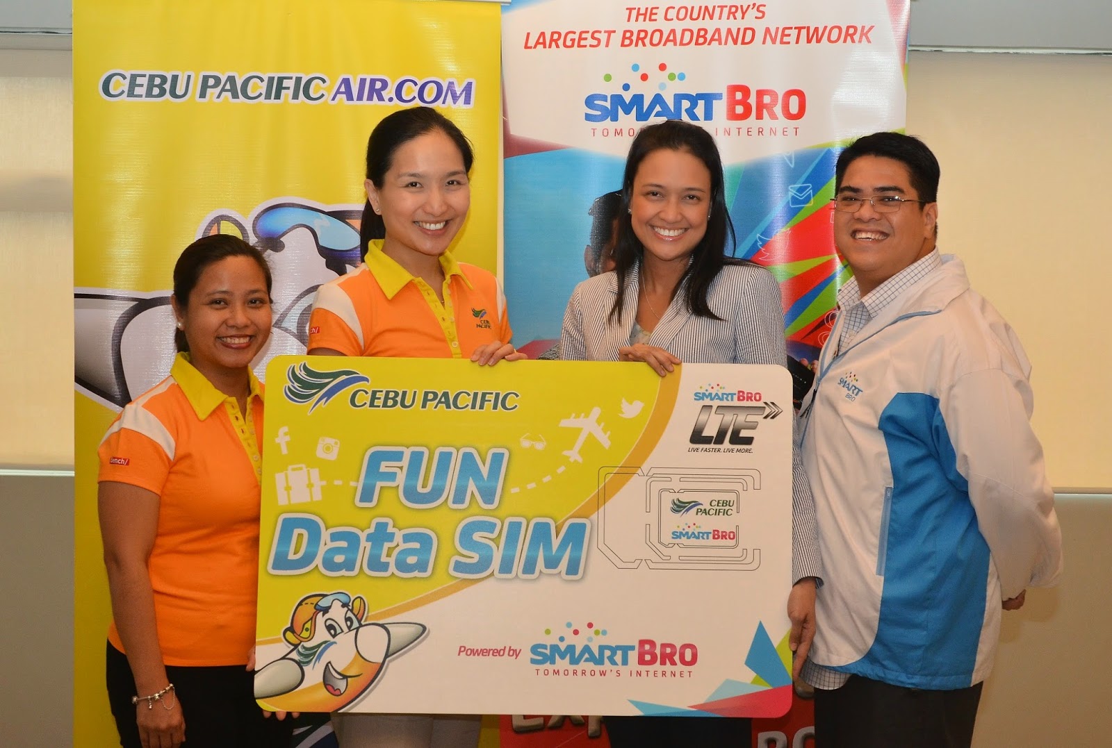 Cebu Pacific Fun Data SIM powered by Smart Bro