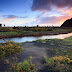 Fondo de Pantalla Paisaje Presenciando al sol esconderse