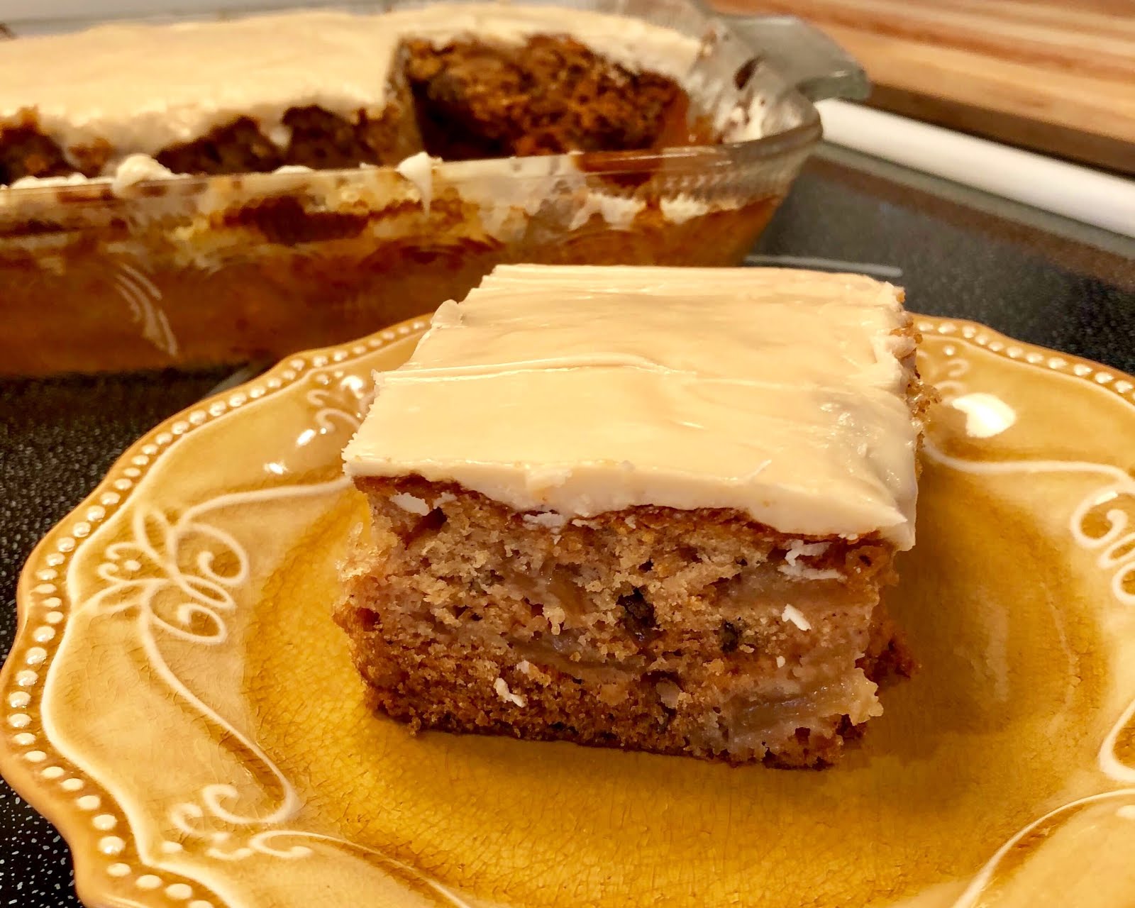 Apple Walnut Cake With Brown Sugar Frosting Women in the Word