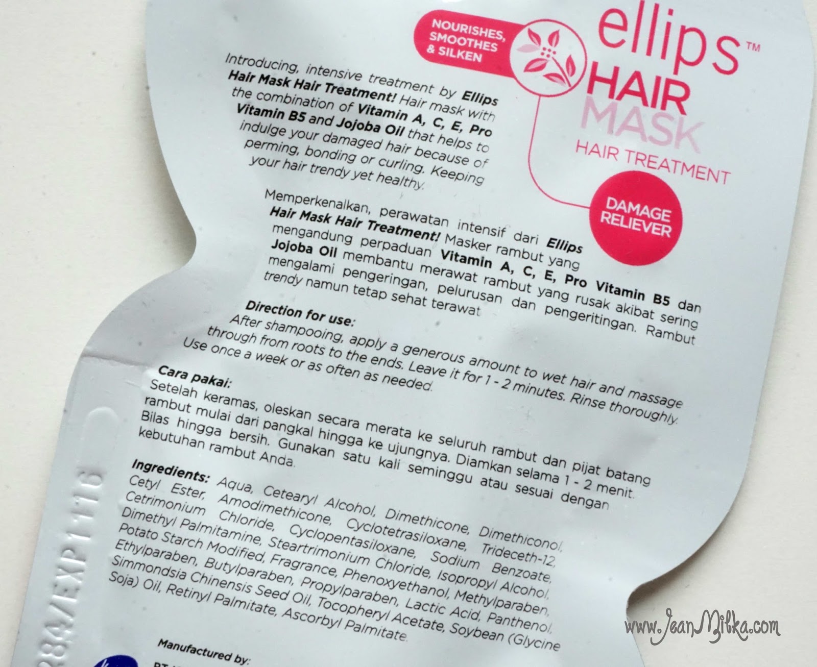 Sponsored My Everyday Hair Routine With Ellips Hair Treatment Jean Milka