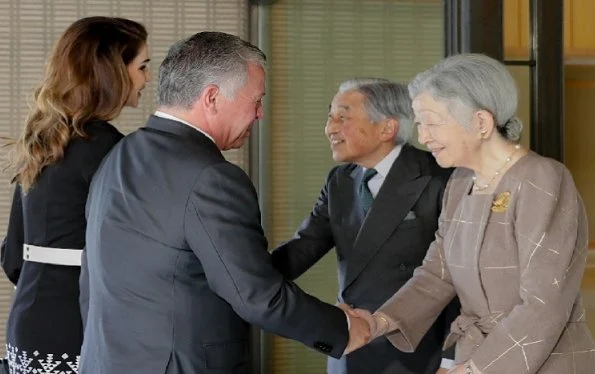 King and Queen met with Prime Minister Shinzo Abe, Emperor Akihito, Empress Michiko, Crown Prince Naruhito and Crown Princess Masako