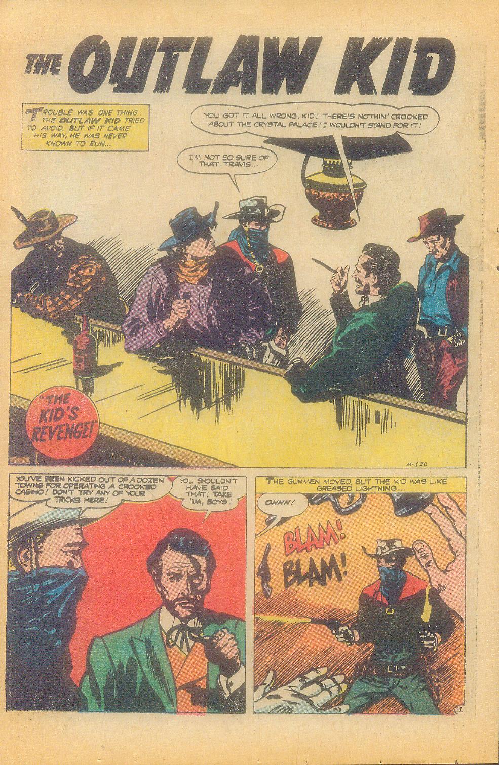 Read online The Outlaw Kid (1970) comic -  Issue #8 - 8