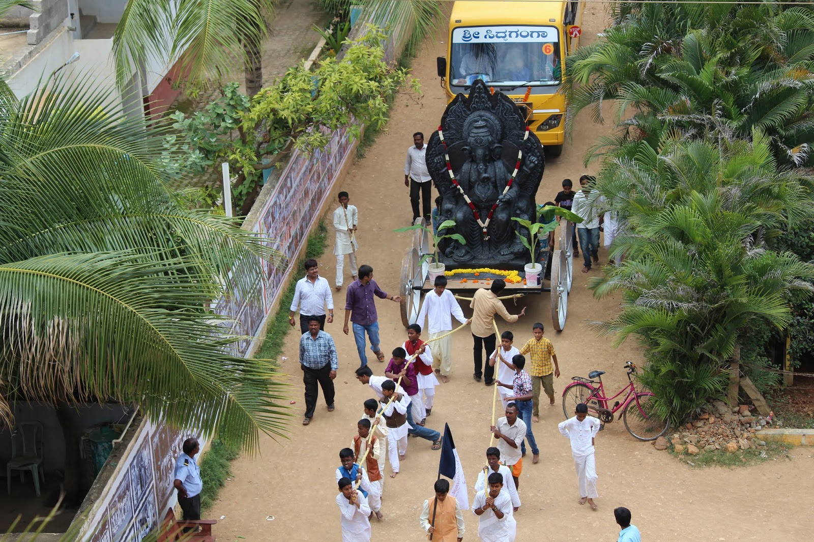 Siddaganga PU Science College, Composite High School, Davangere