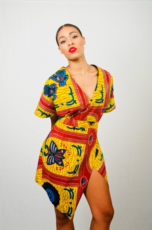 African print dress by Asiyami Gold via Ciaafrique.com 