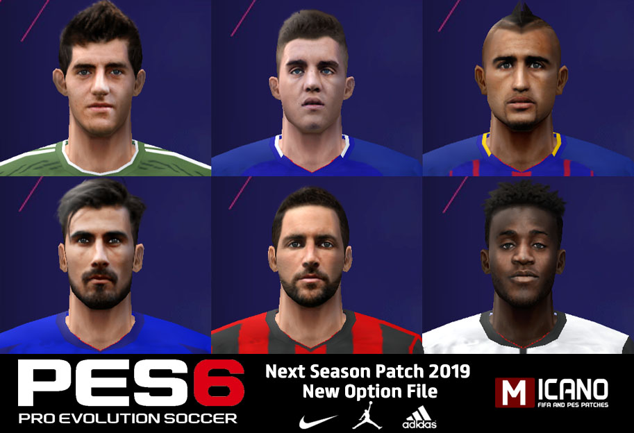 Pes 6 Next Season Patch 2019 Option File 13 08 2018 Season 2018 2019 Pes 6 Update Free Download Pro Evolution Soccer 6 Mods Patches Updates