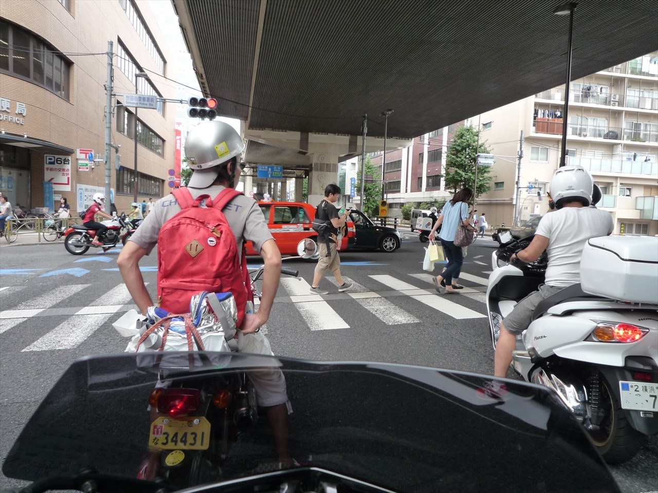 Blueskyfuji シグナスx リヤブレーキシュー点検