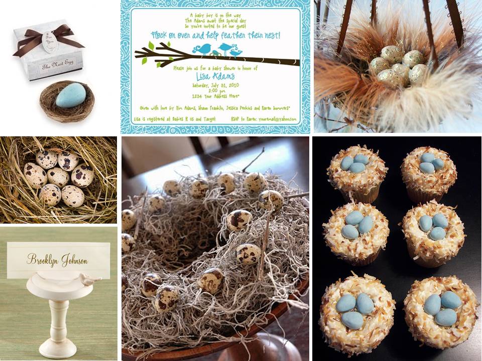 Bird In Everything Baby Shower Bird Nest Theme