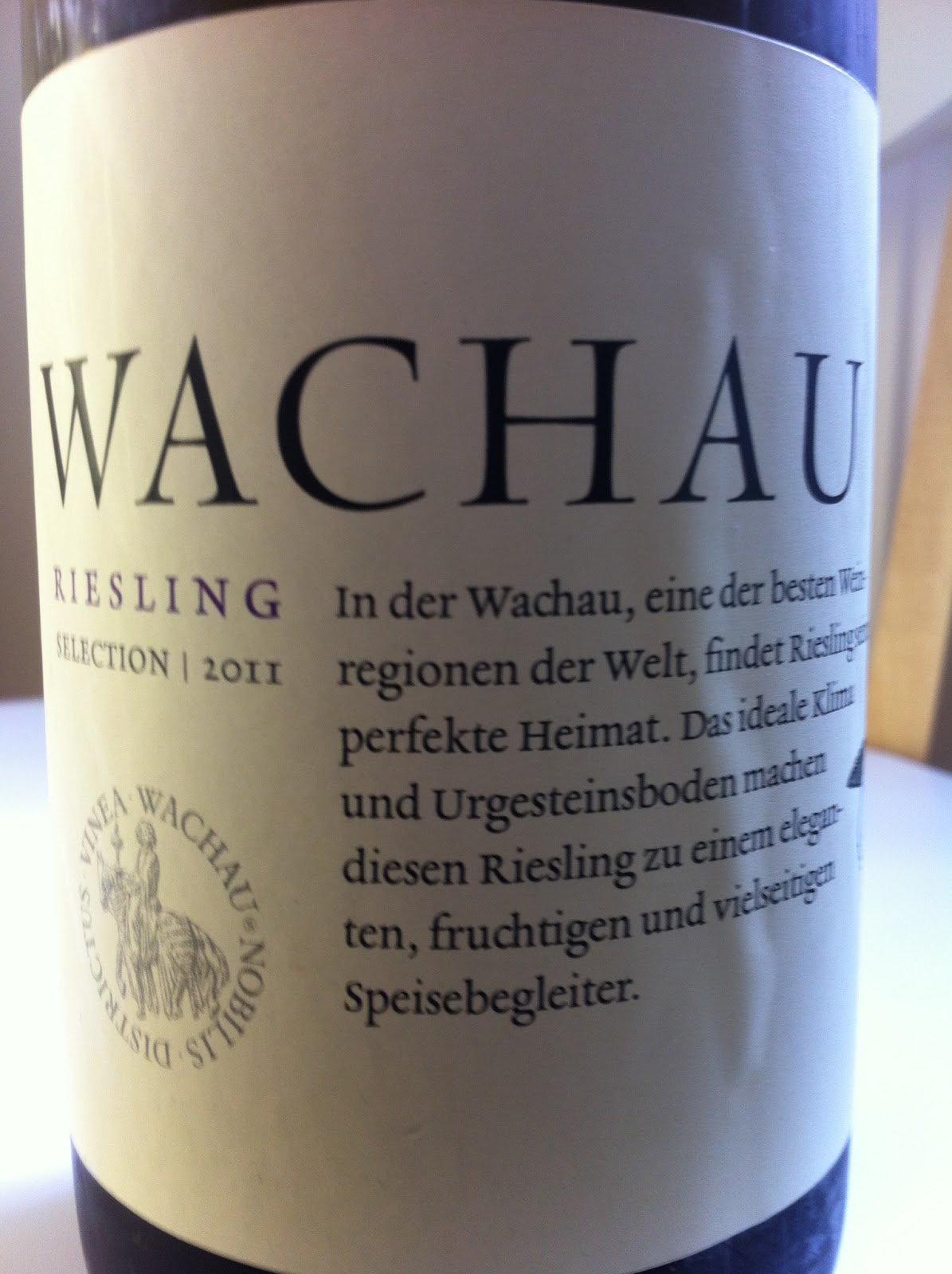 WINE IN SWEDEN TN Domäne Wachau Riesling Selection 2011, Wachau, Austria
