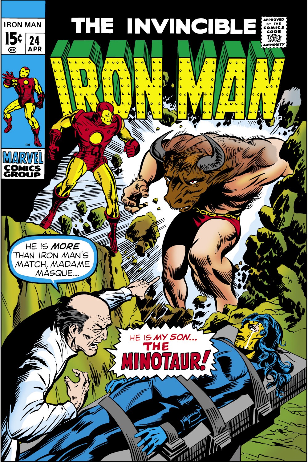 Read online Iron Man (1968) comic -  Issue #24 - 1