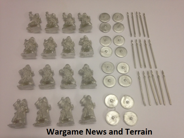 Wargame News and Terrain: Conqueror Models: Dark Age Dwarf Spearmen  Reviewed!