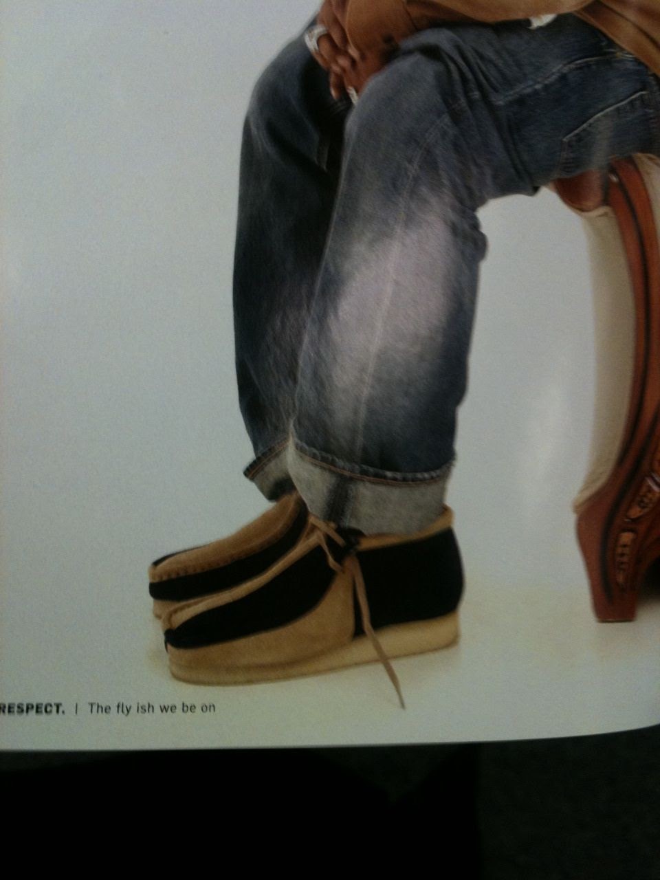 classic two tone wallabees