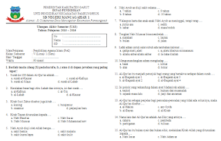 Soal UAS PAI Kelas 5 Semester 1 Soal UAS PAI Kelas 5 Semester 1