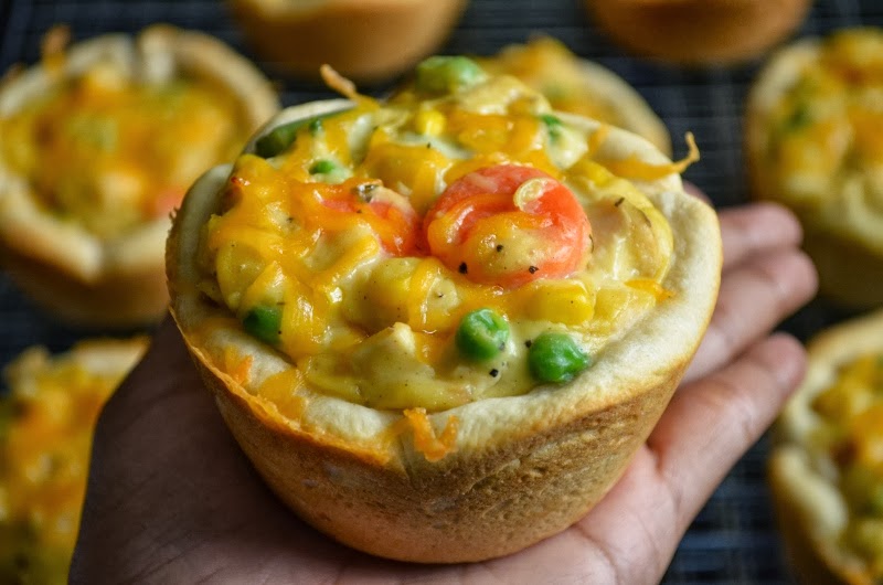 For the Love of Dessert: Chicken Pot Pie Cupcakes