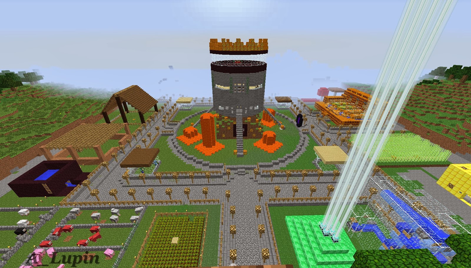 Nevermore Minecraft 第一個多人連線伺服器的家