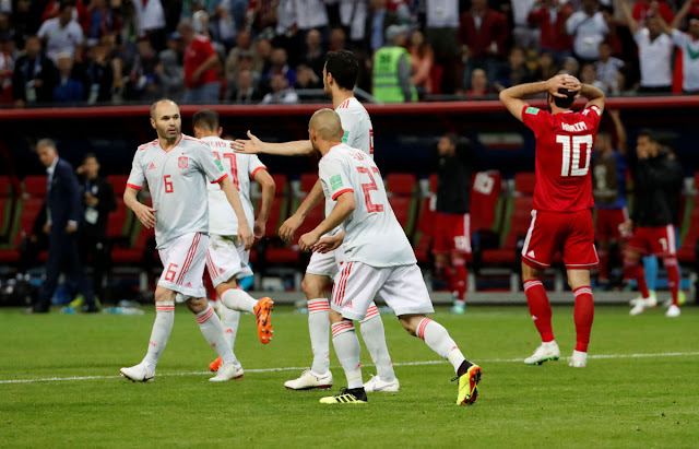 España le gana 1-0 a Irán (Video)