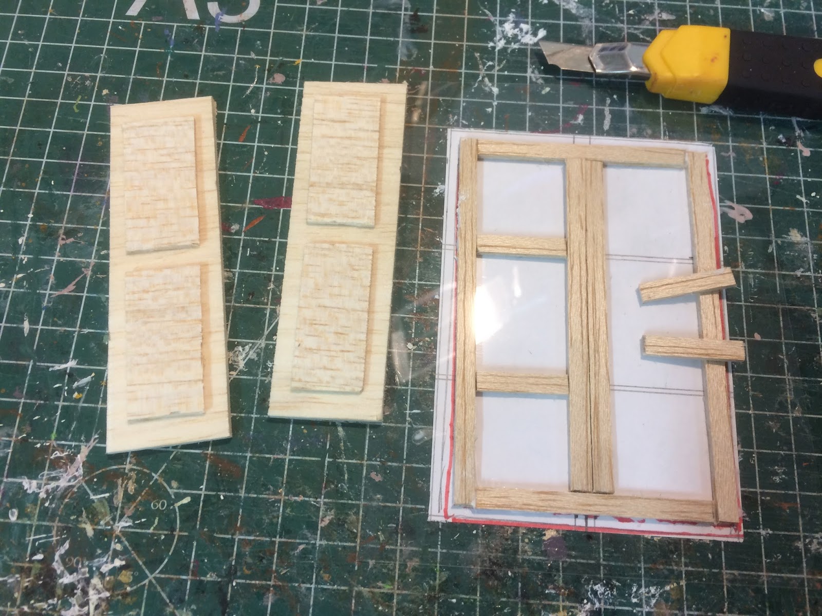 Wilmas Miniaturen Dioramen Mini Kunst Fenster In Alter Mauer