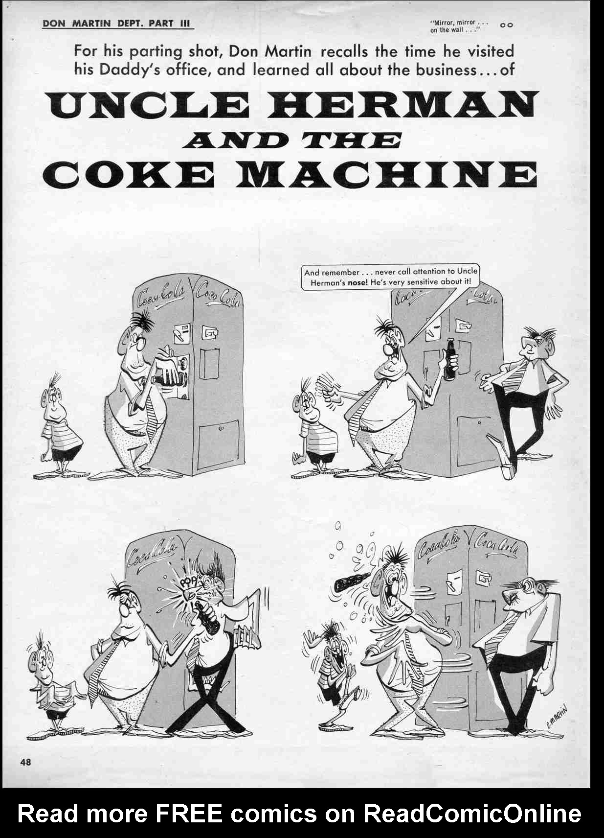 Read online MAD comic -  Issue #54 - 50