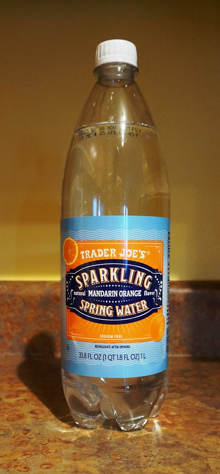 Exploring Trader Joe's Trader Joe's Sparkling Mandarin Orange Spring Water