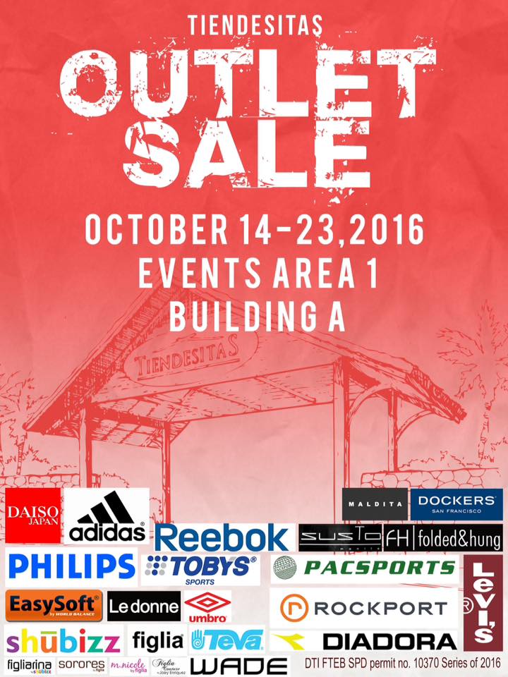 Manila Shopper Tiendesitas Outlet SALE Oct 2016