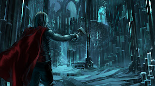 Concepts Art en 3D de Capitán América y Thor