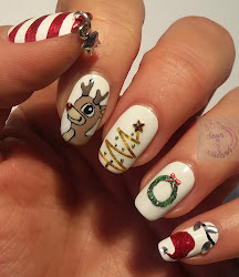 nails christmas 3d nail subtle designs candy winter star rudolph easy impress festive piercing days source striped