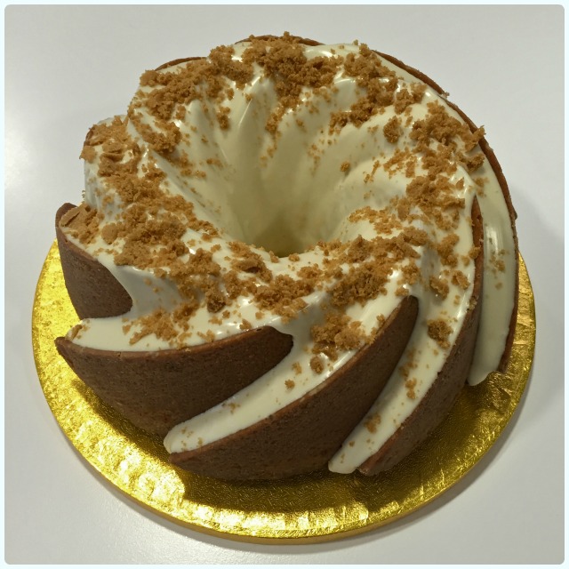 Ginger and White Chocolate Bundt Cake