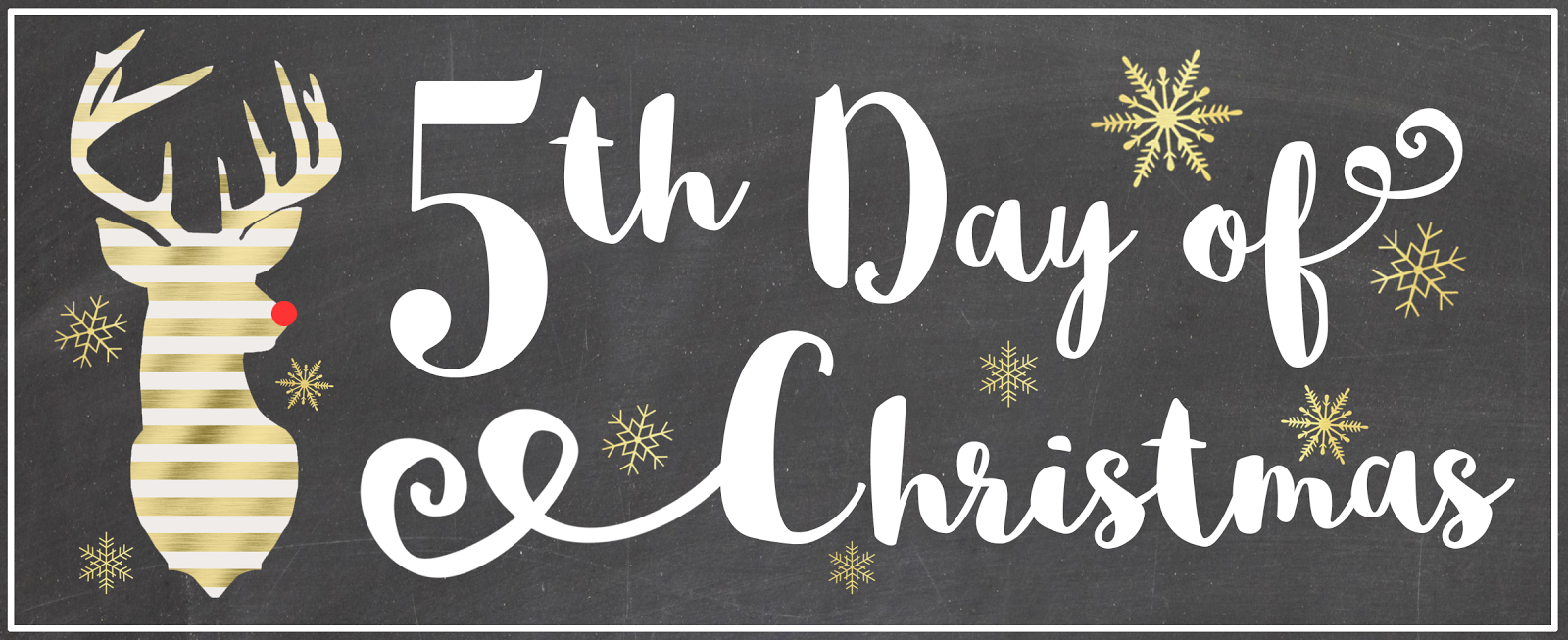 Aly Dosdall 5th day of christmas holiday family traditions