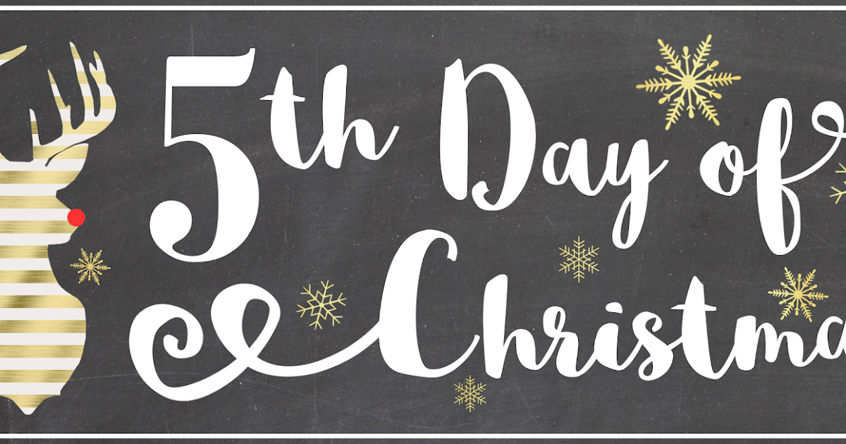 Aly Dosdall 5th day of christmas holiday family traditions